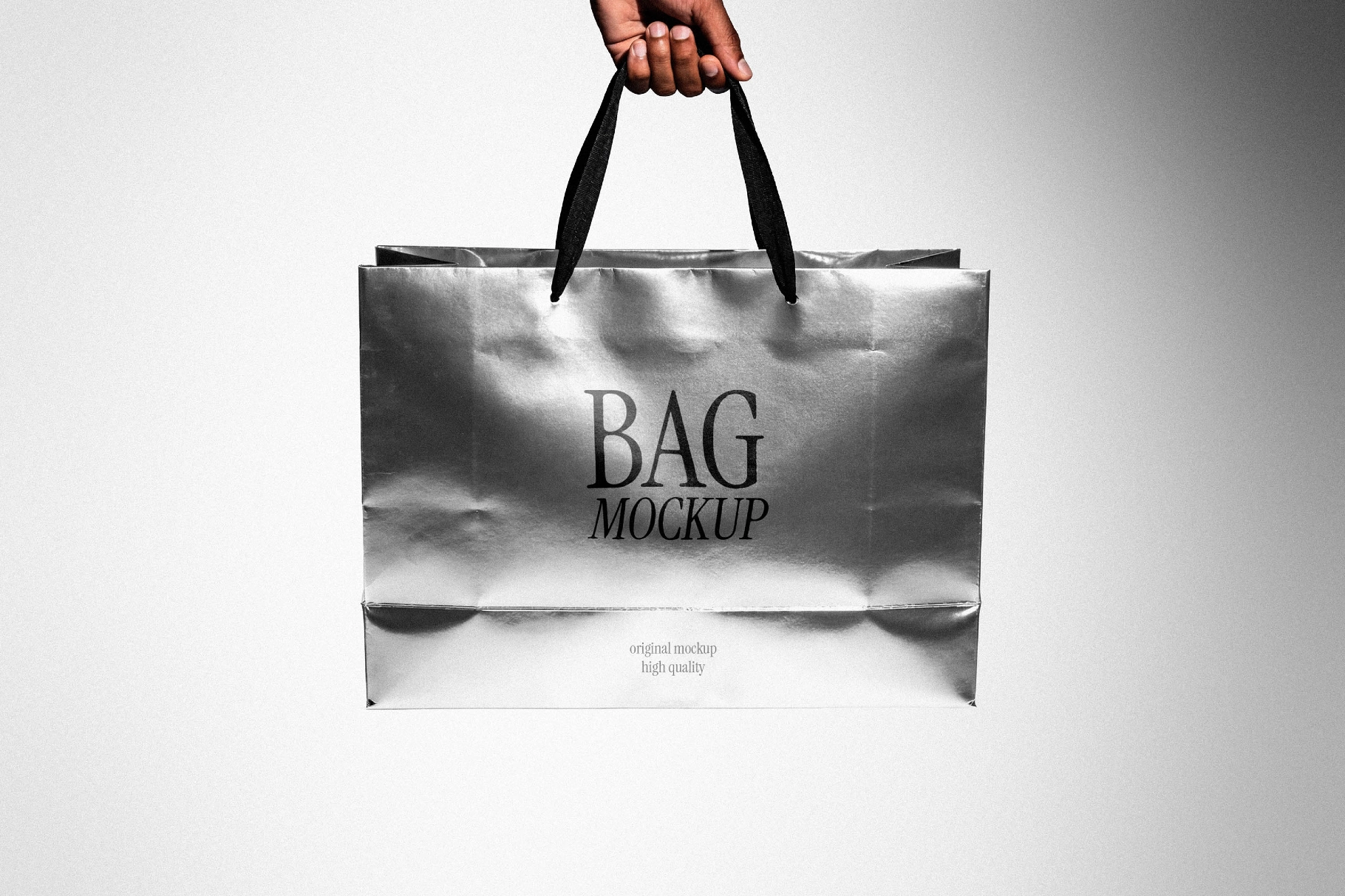 Foil Shopping Bag Mockup
