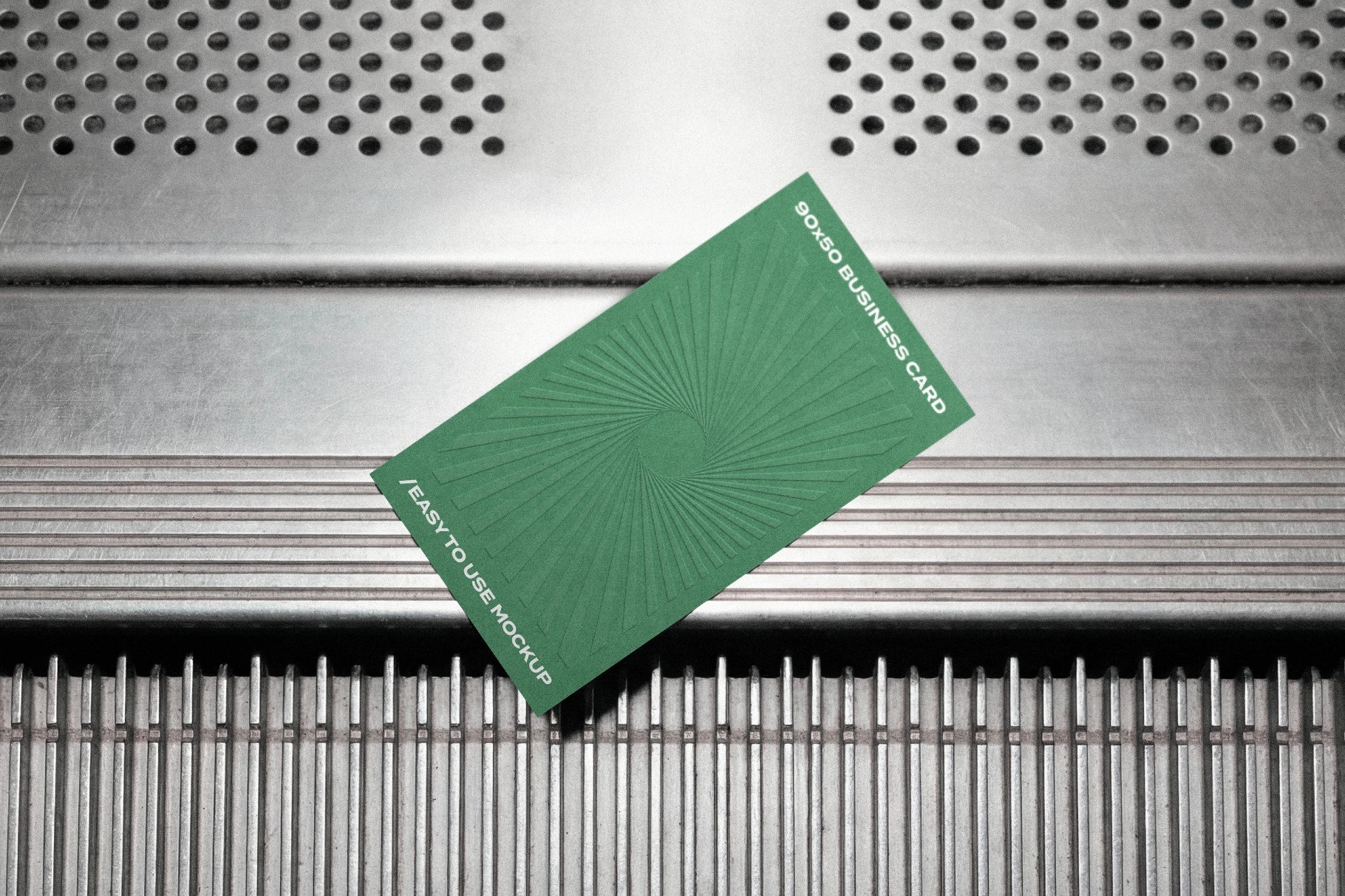 90x50 Business Card Mockup