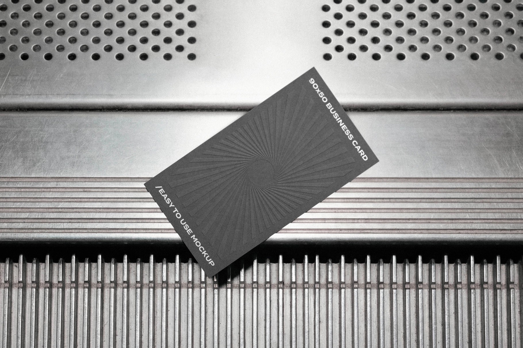 90x50 Business Card Mockup