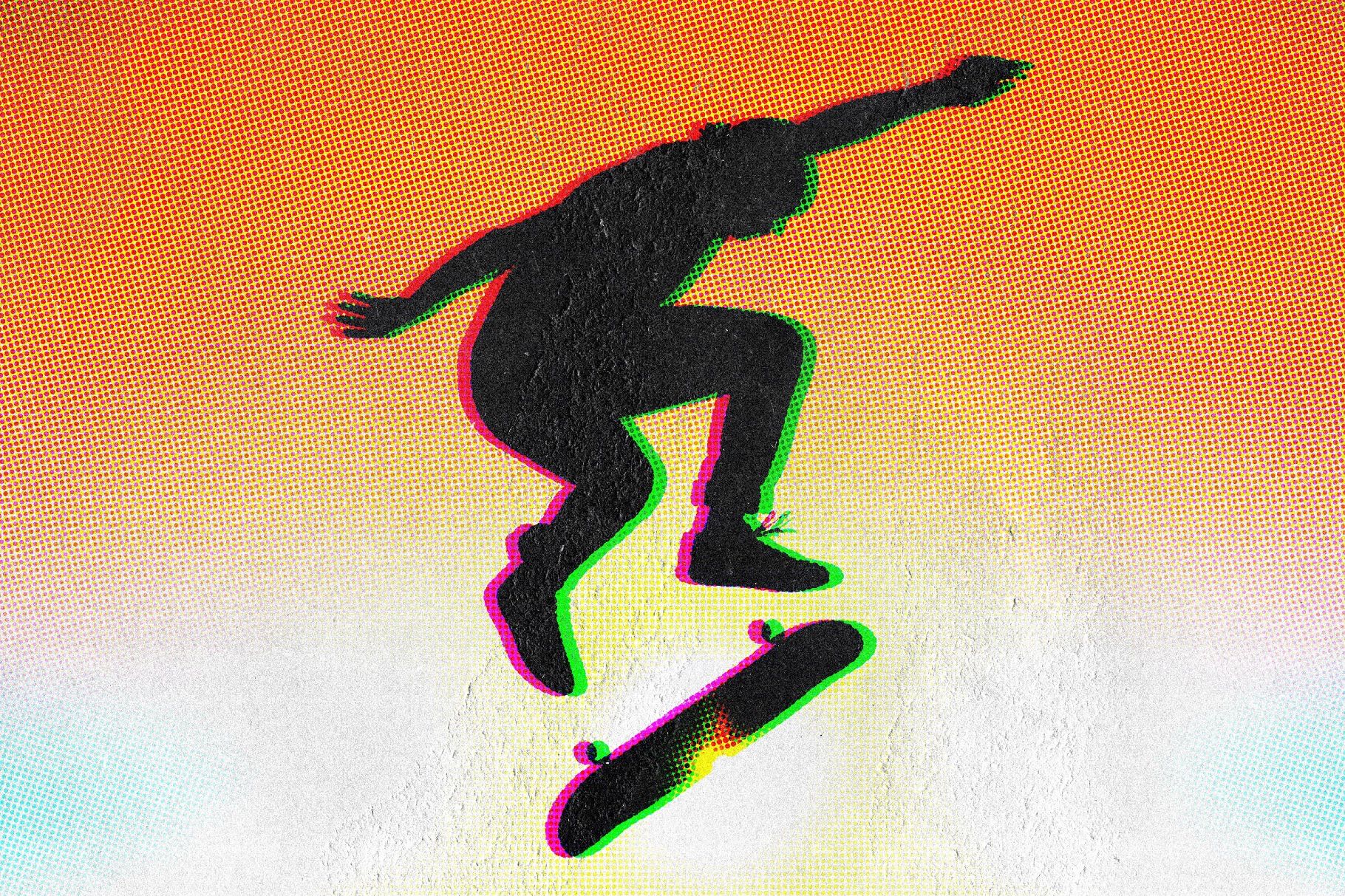 Halftone Magazine Photo Effect