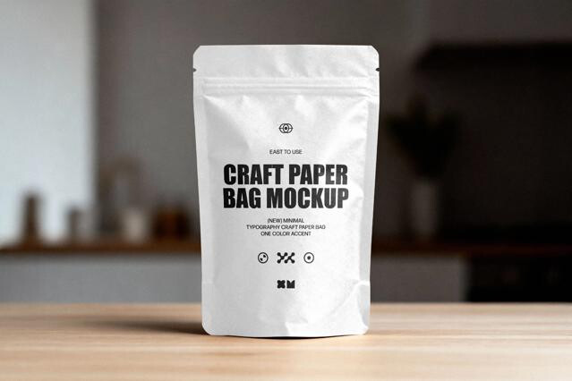 Craft Paper Bag Mockup