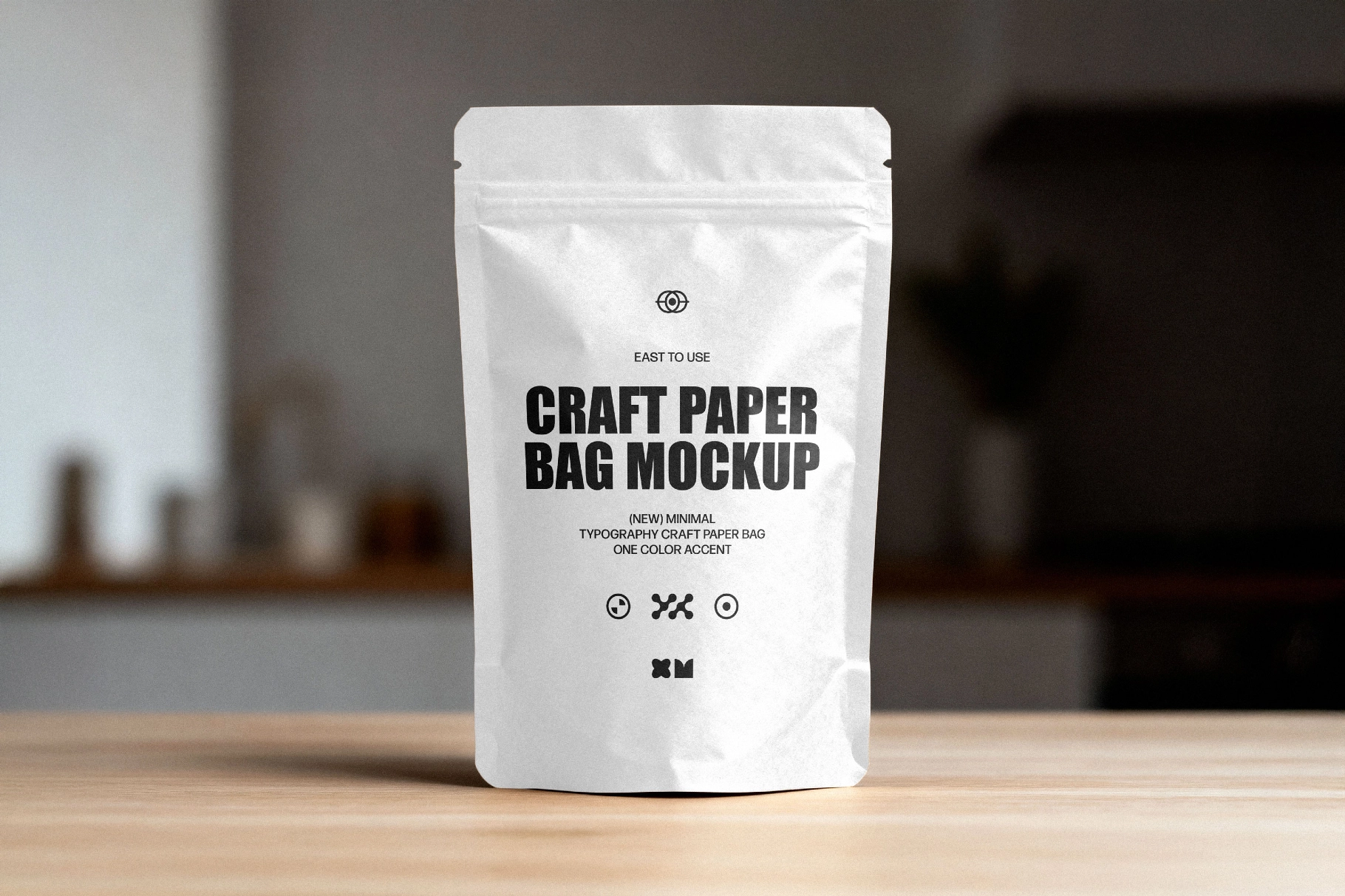 Craft Paper Bag Mockup