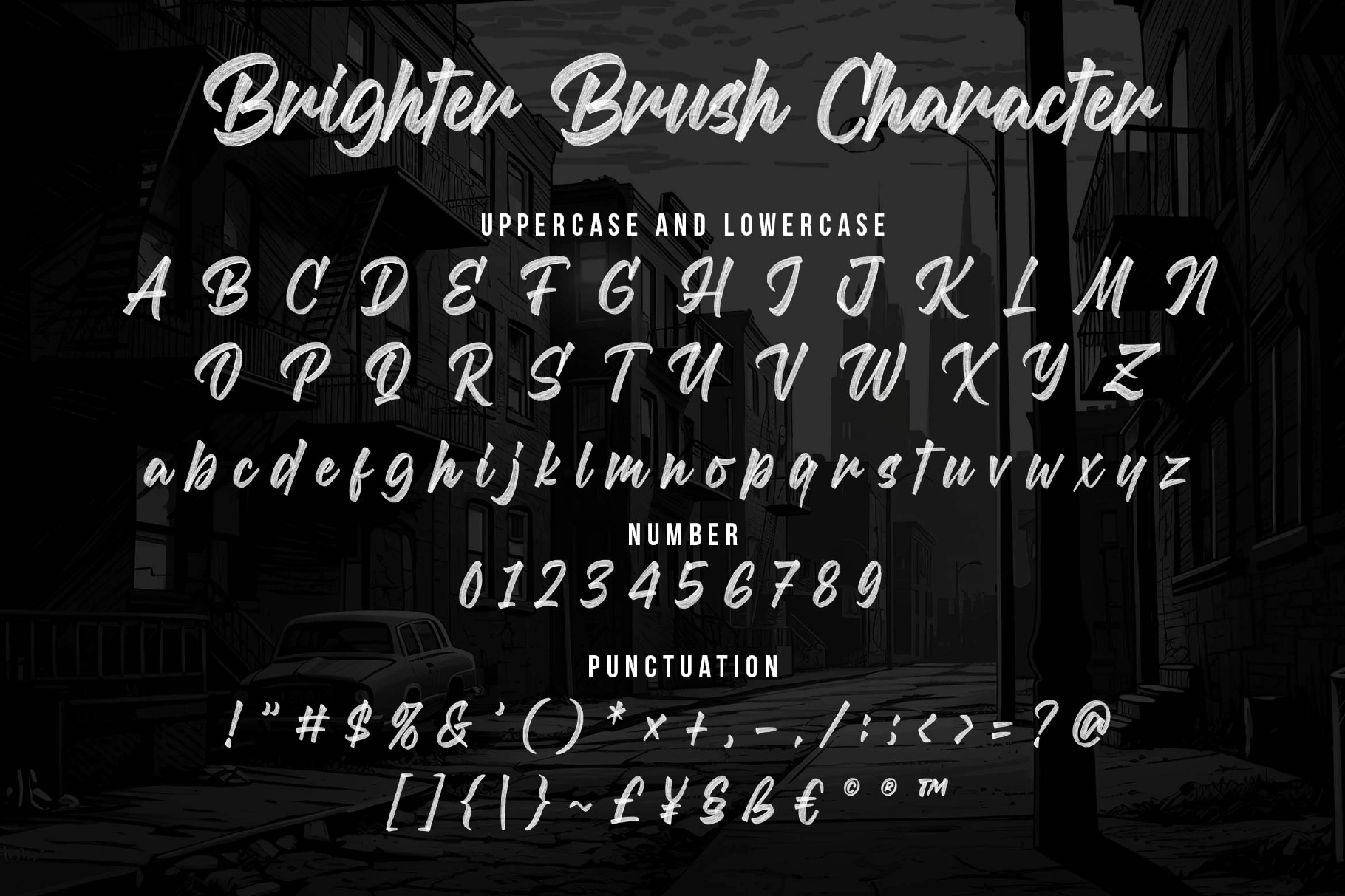Brighter Brush a Realistic Brush Script SVG Font