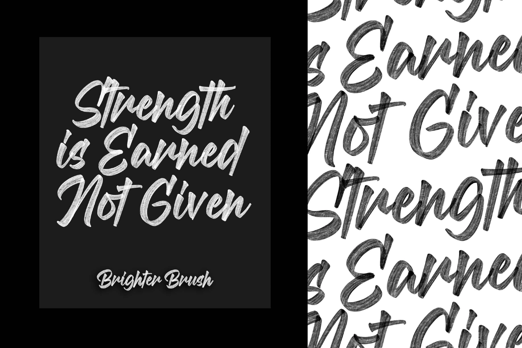 Brighter Brush a Realistic Brush Script SVG Font