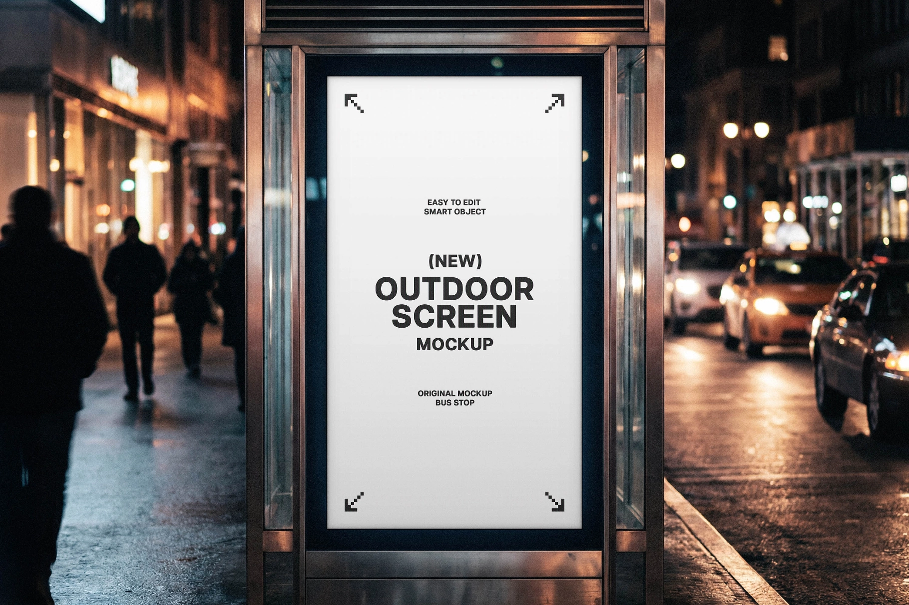 Bus Stop Screen Mockup