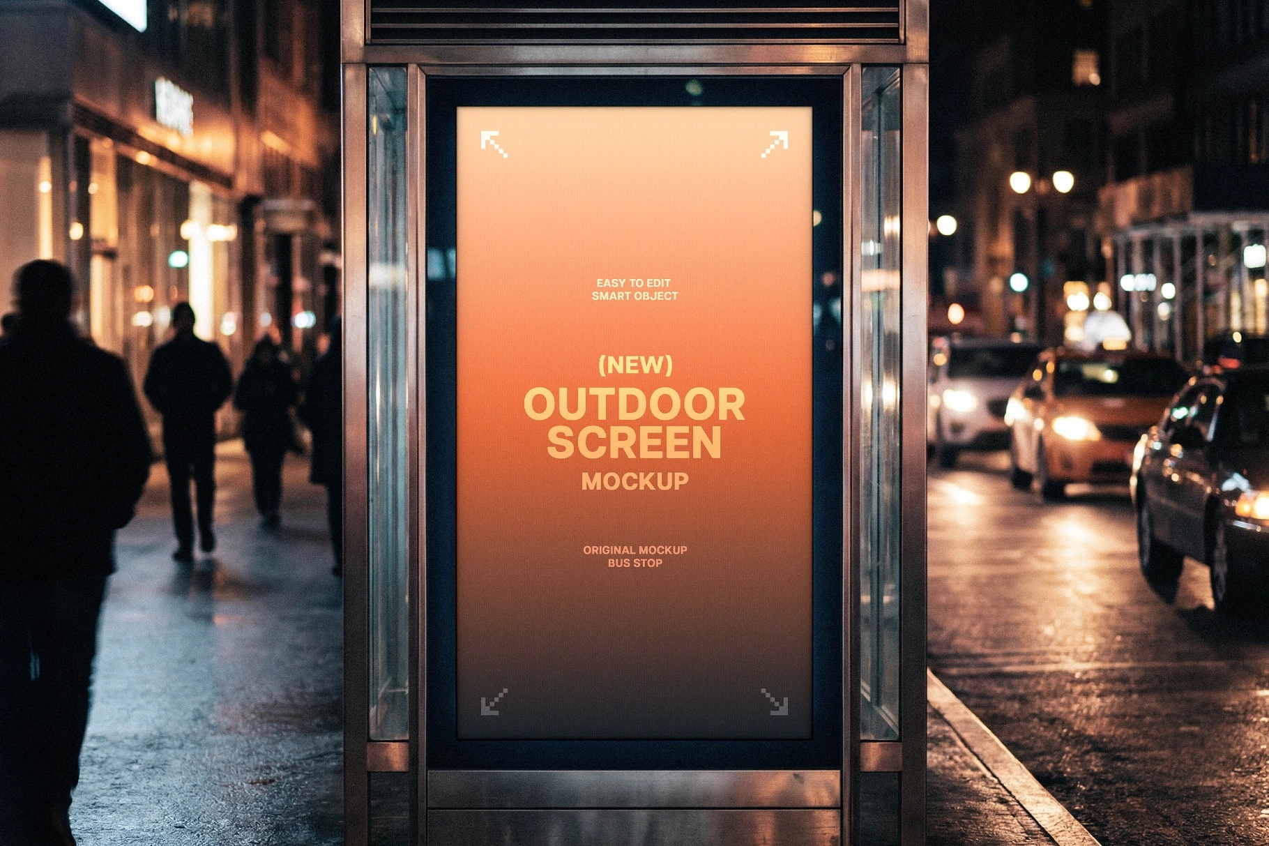 Bus Stop Screen Mockup