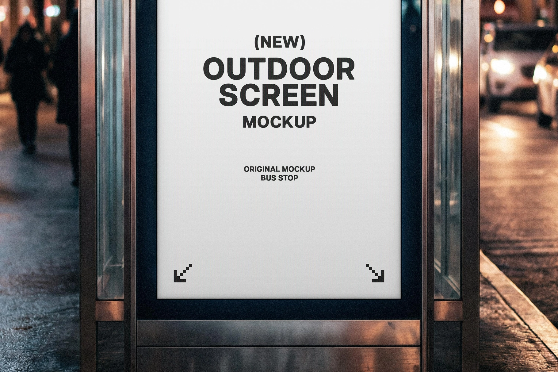 Bus Stop Screen Mockup