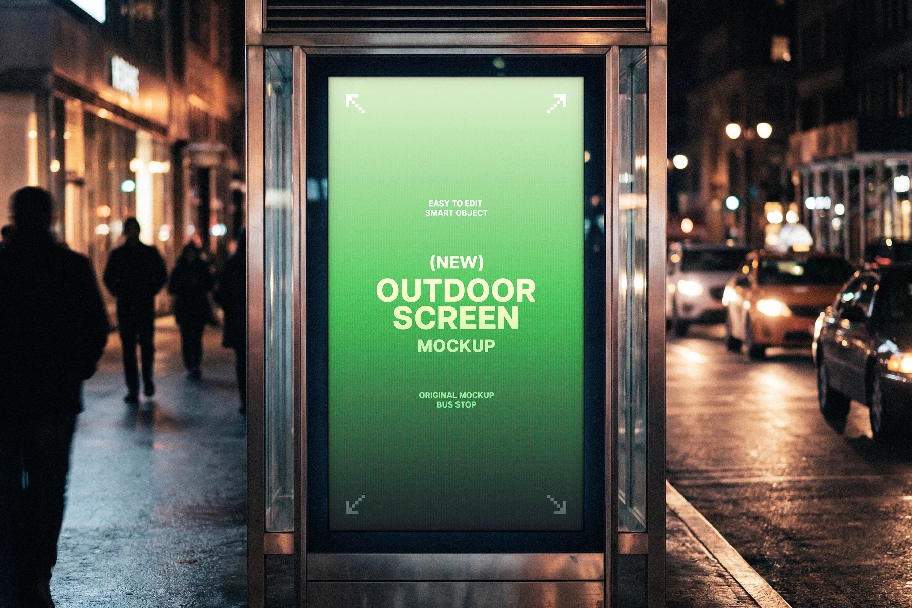 Bus Stop Screen Mockup