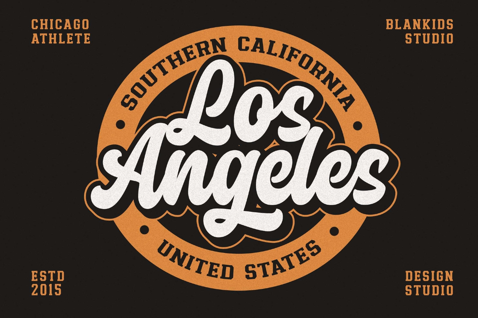 Chicago Athlete a Retro Sporty Font Duo