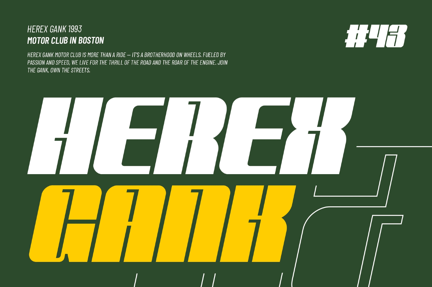 Spargym - Bold Italic Geometric Display Sans