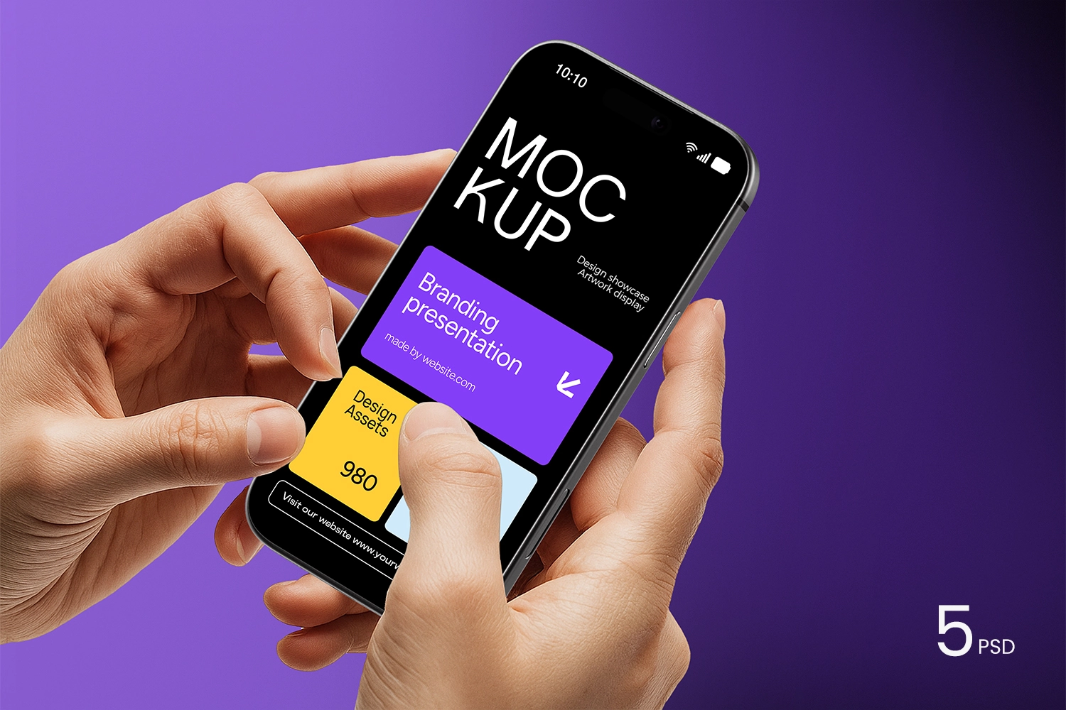 Hand Holding iPhone 17 Pro Max Mockup