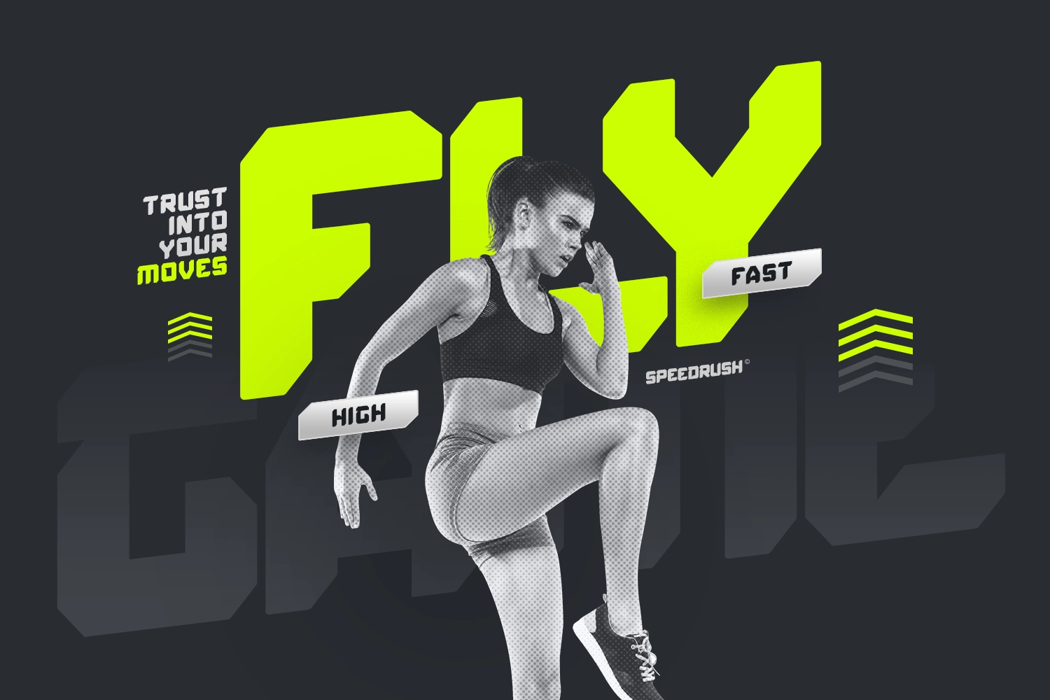 Speed Rush - Race Display Font