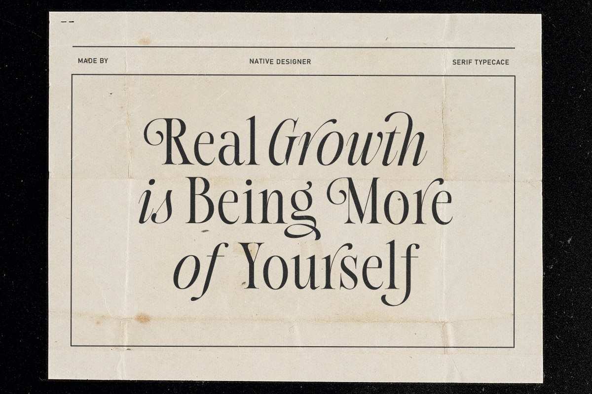 Native Designer - Delicate Serif