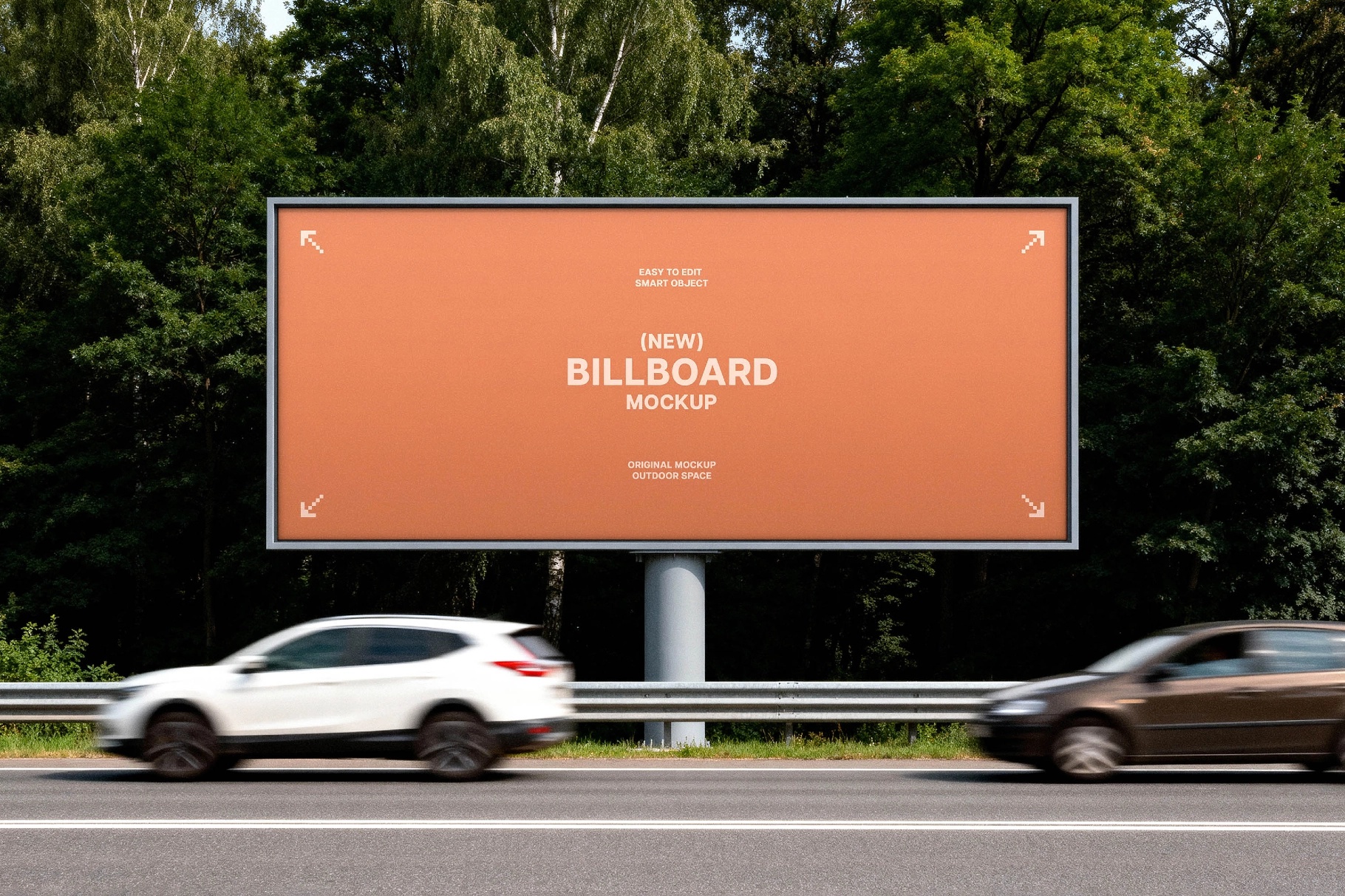 Highway Billboard Mockup