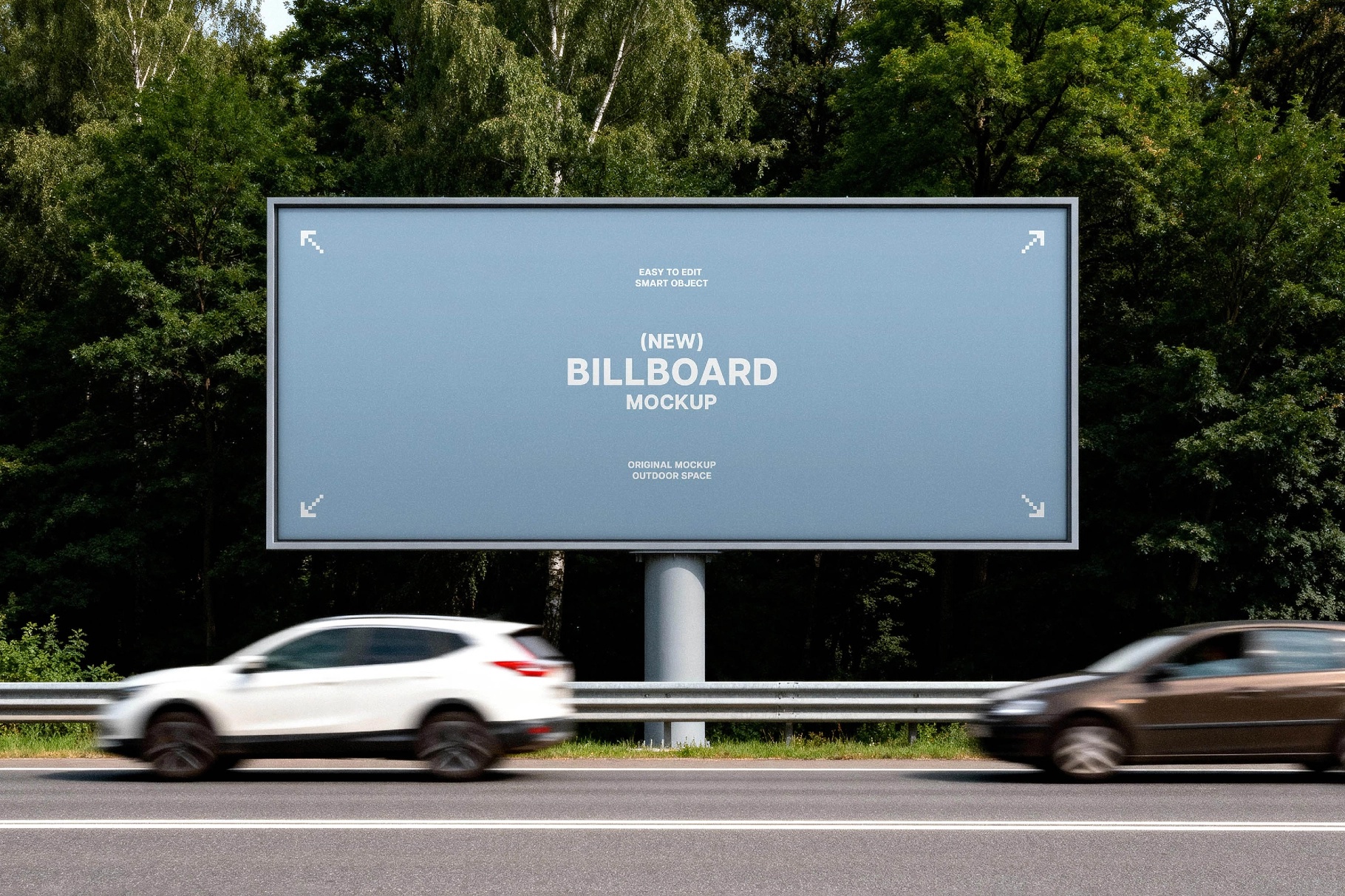 Highway Billboard Mockup