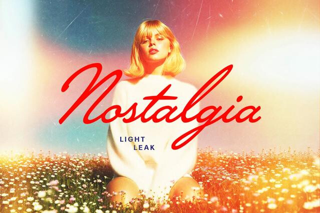 Nostalgia Light Leak Photo Effect