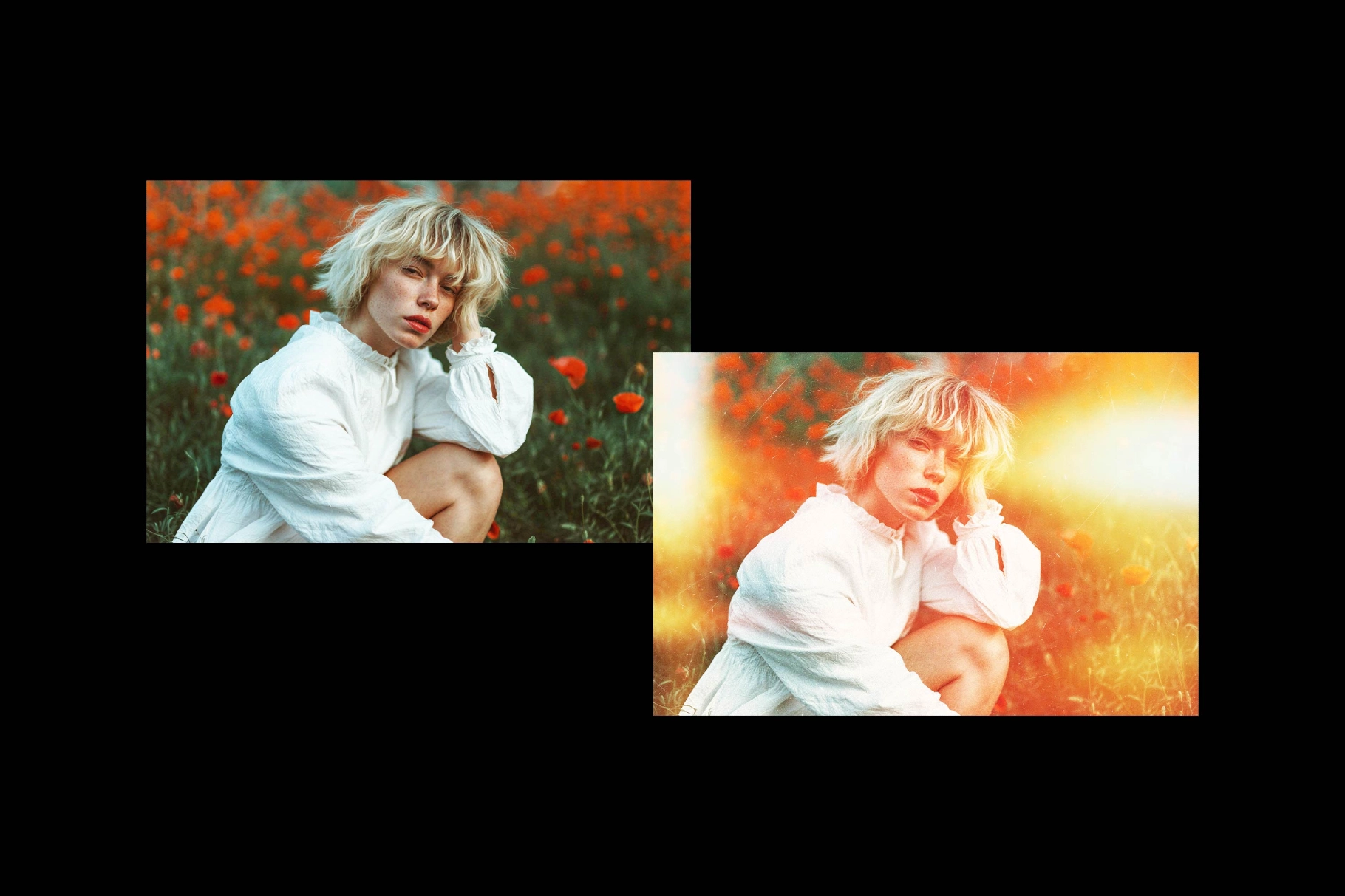 Nostalgia Light Leak Photo Effect