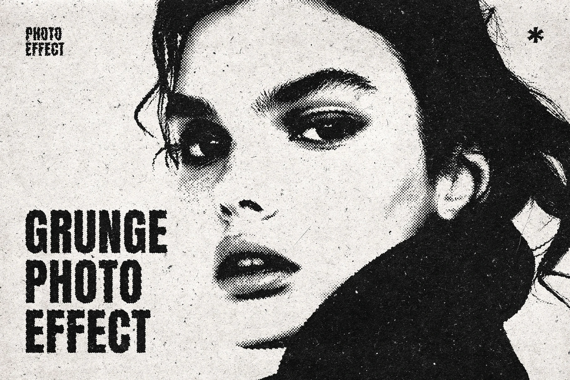 Grunge Print Photo Effect