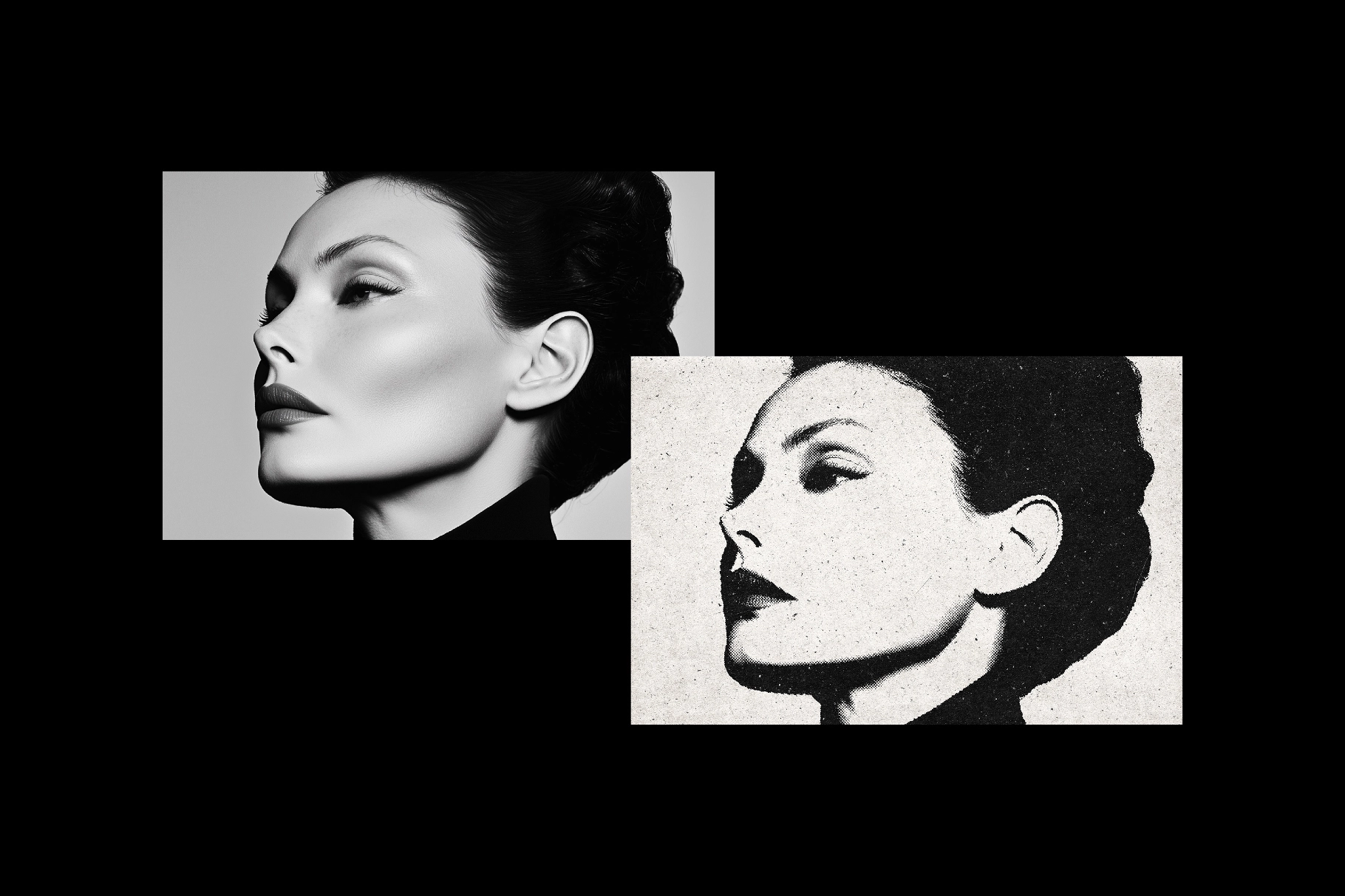 Grunge Print Photo Effect