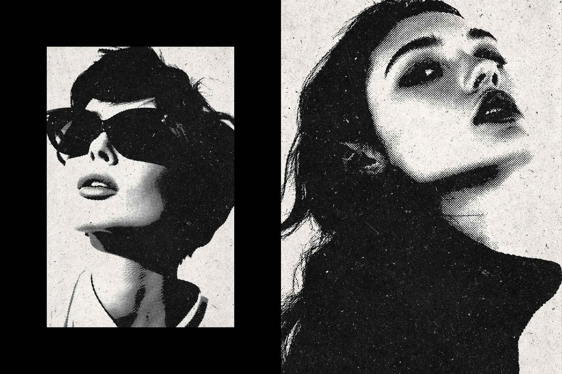 Grunge Print Photo Effect