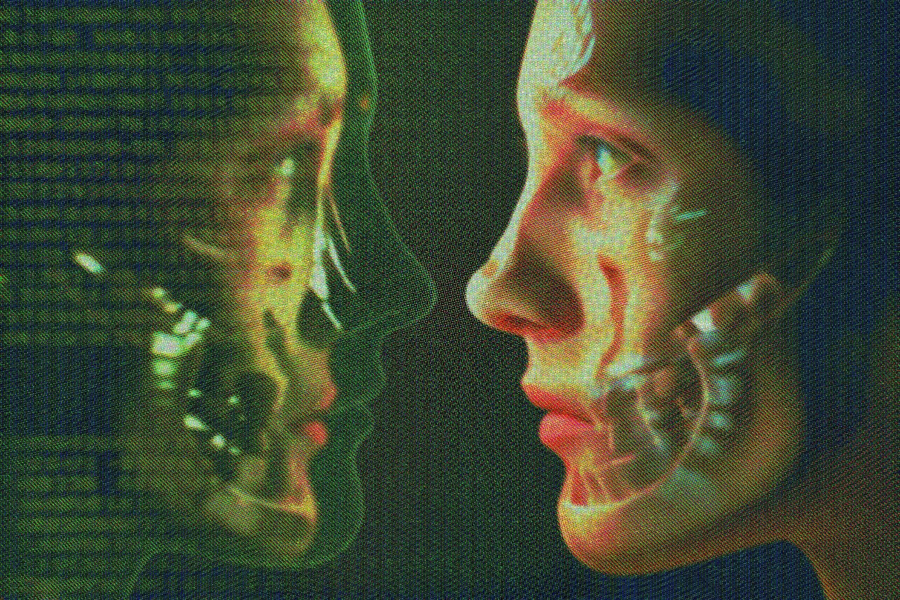Matrix CRT Photo Effect