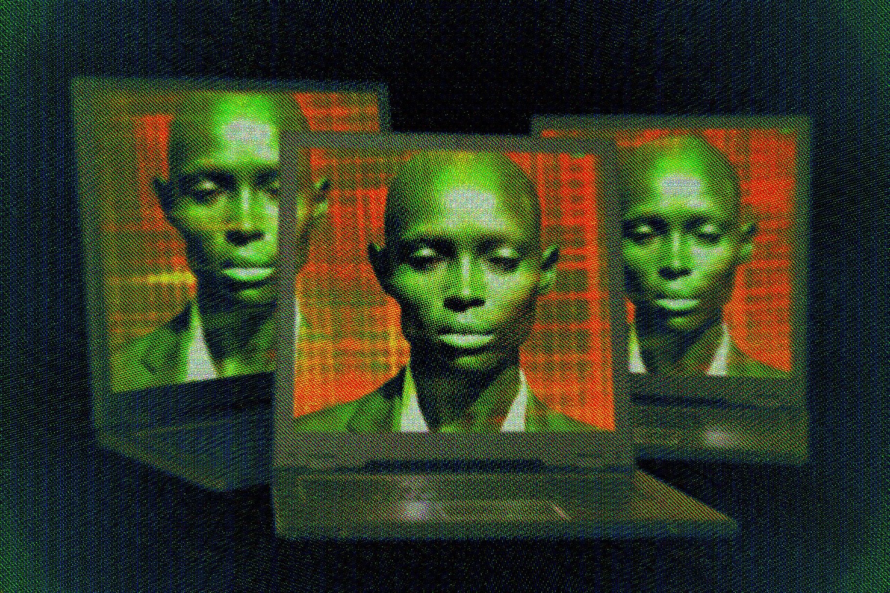 Matrix CRT Photo Effect