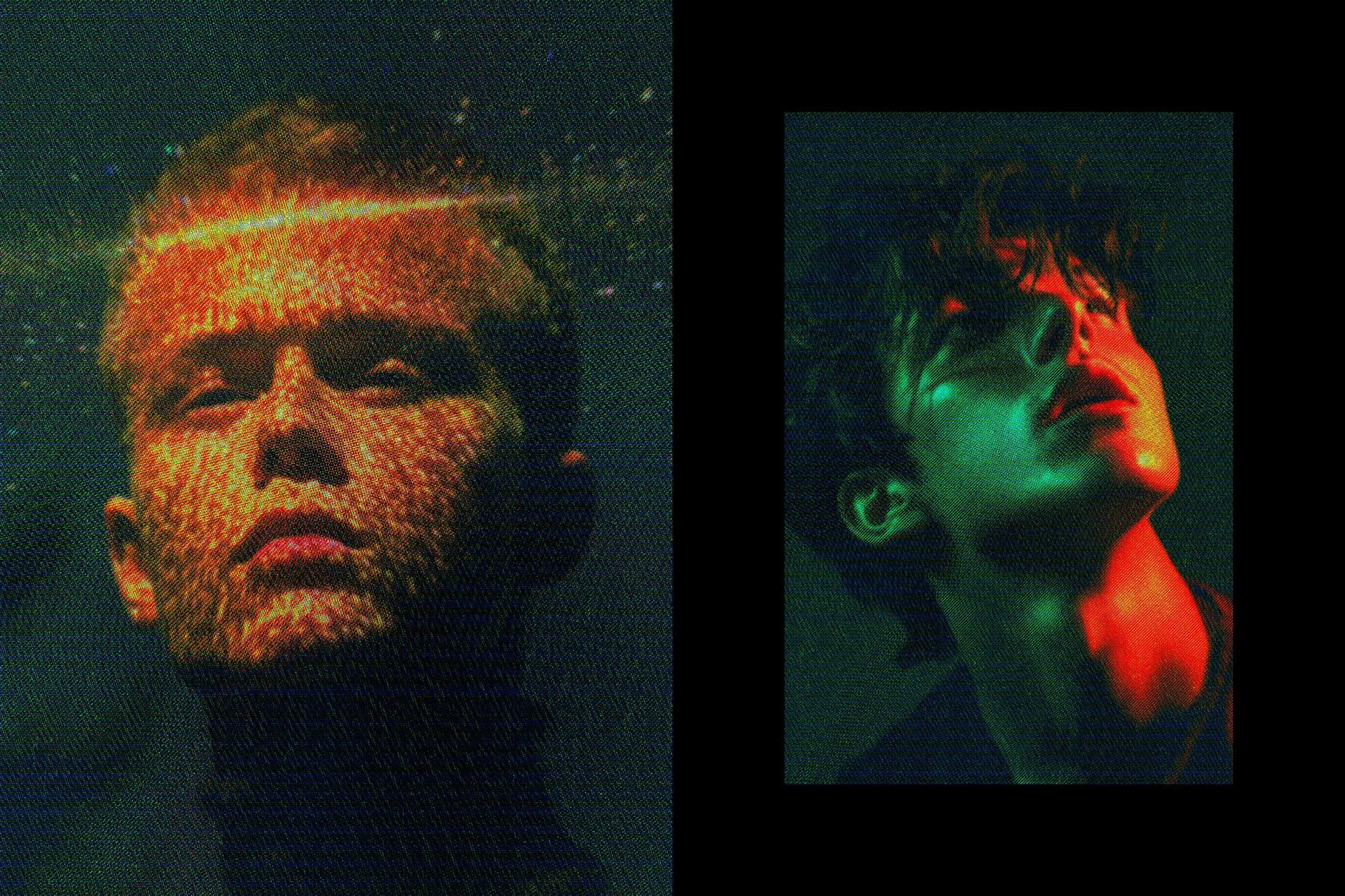 Matrix CRT Photo Effect