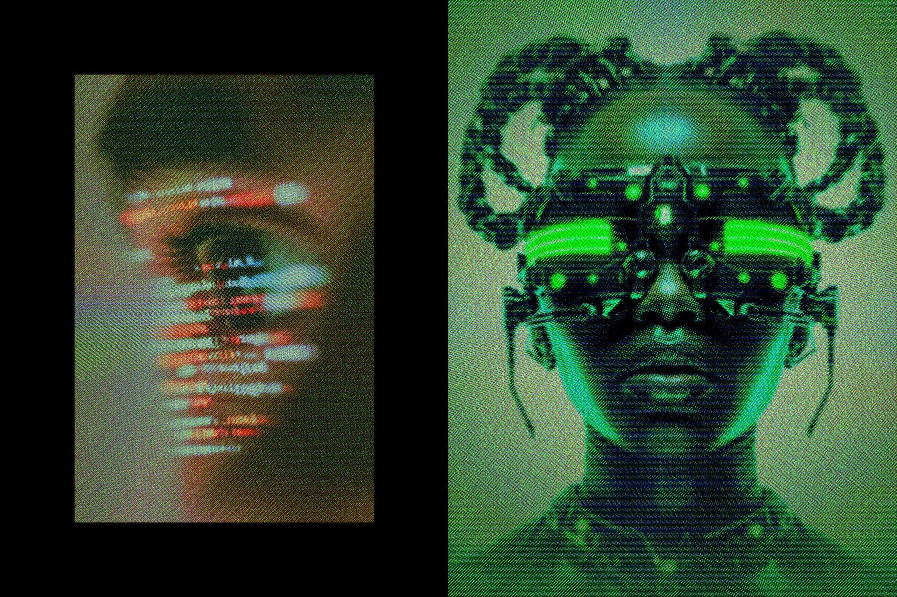 Matrix CRT Photo Effect