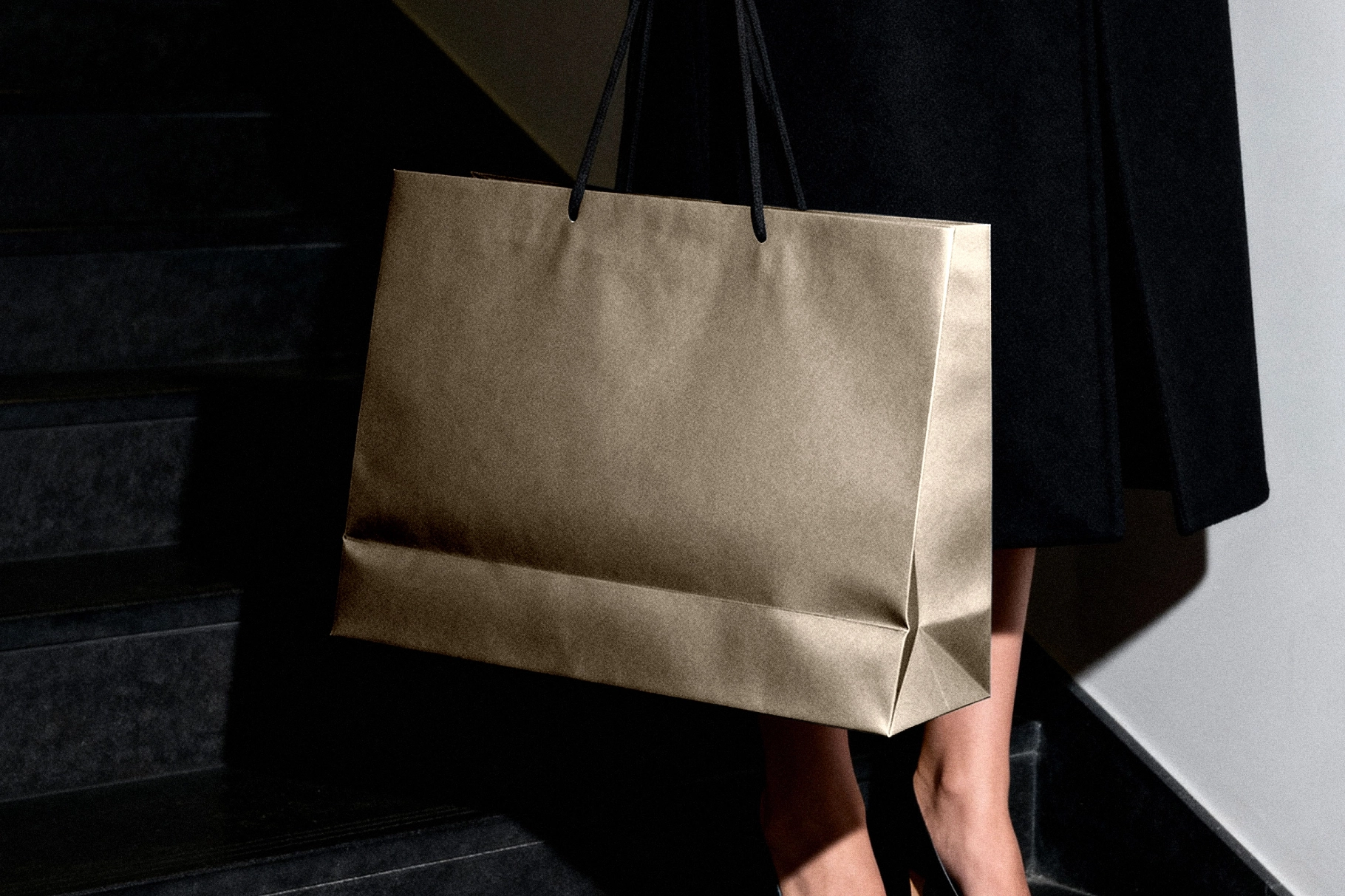 Handheld Shopping Bag Mockup