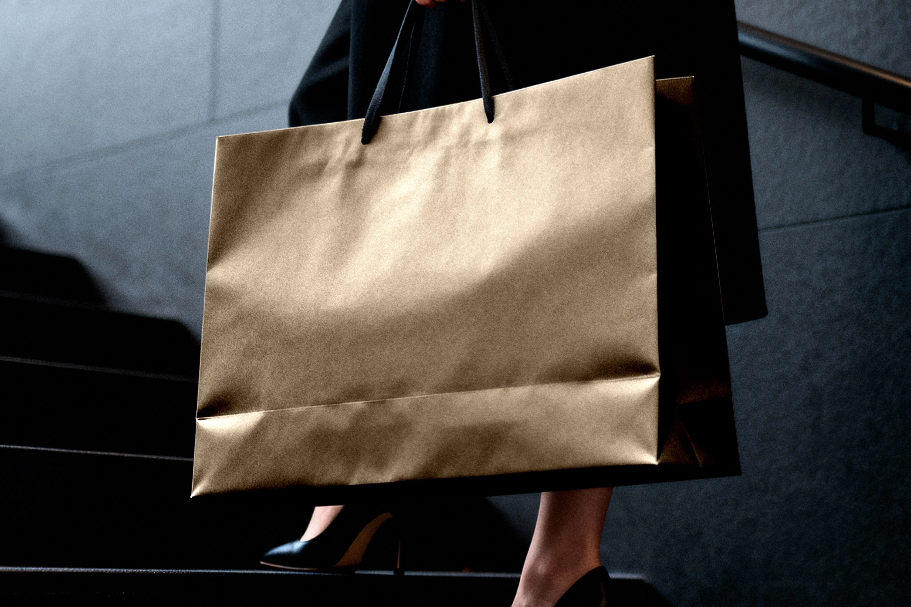 Shopping Paper Bag Mockup