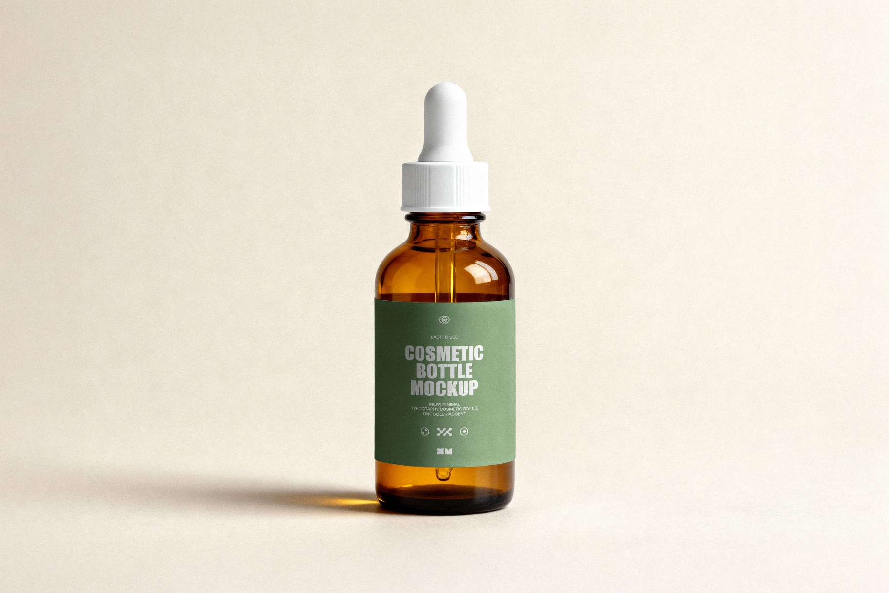 Serum Dropper Bottle Mockup