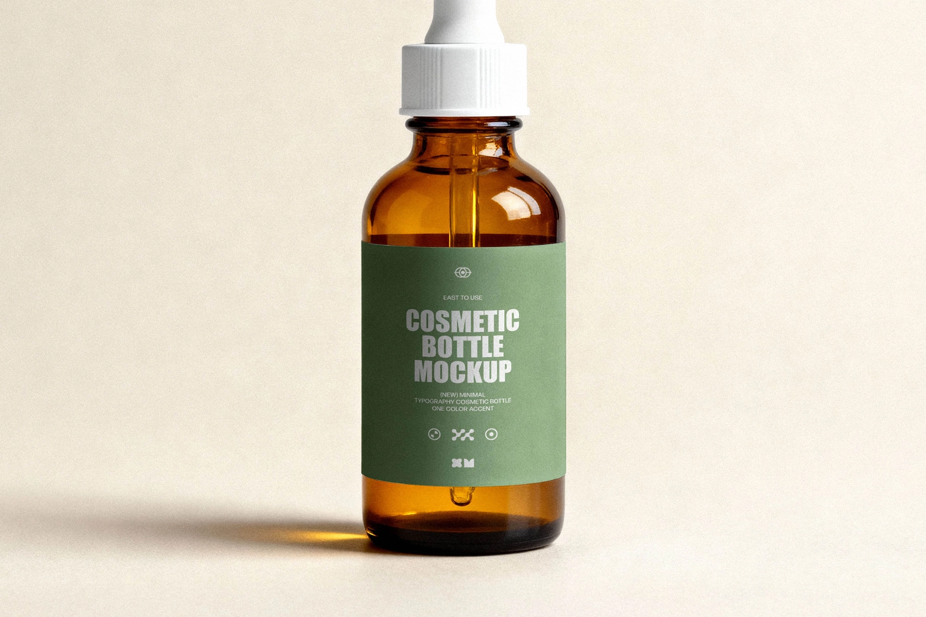 Serum Dropper Bottle Mockup