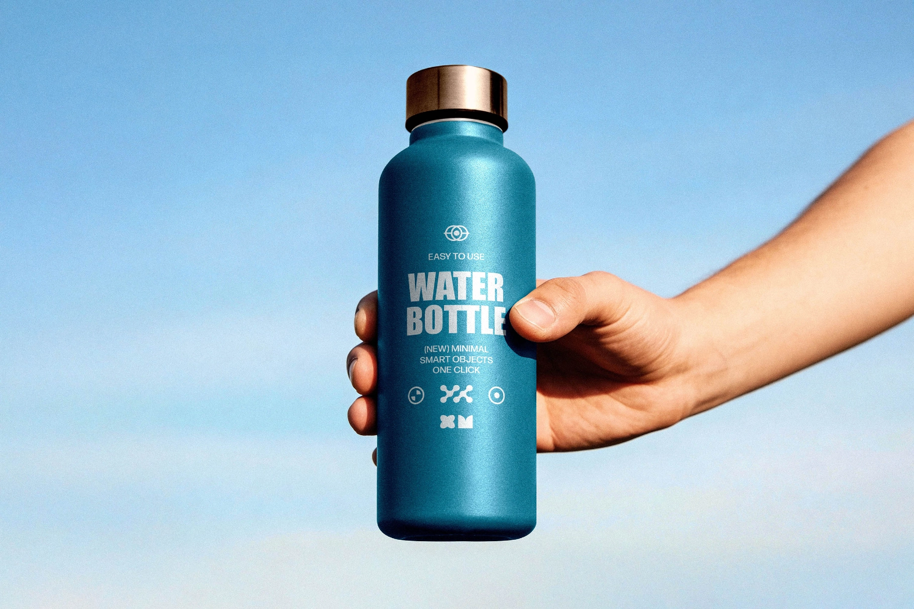 Insulated Water Bottle Mockup