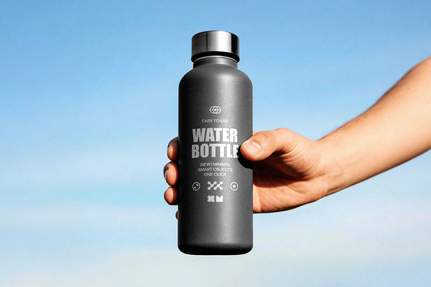 Insulated Water Bottle Mockup