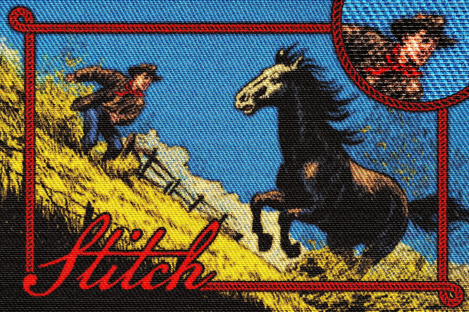 Stitch Fabric Photo Effect