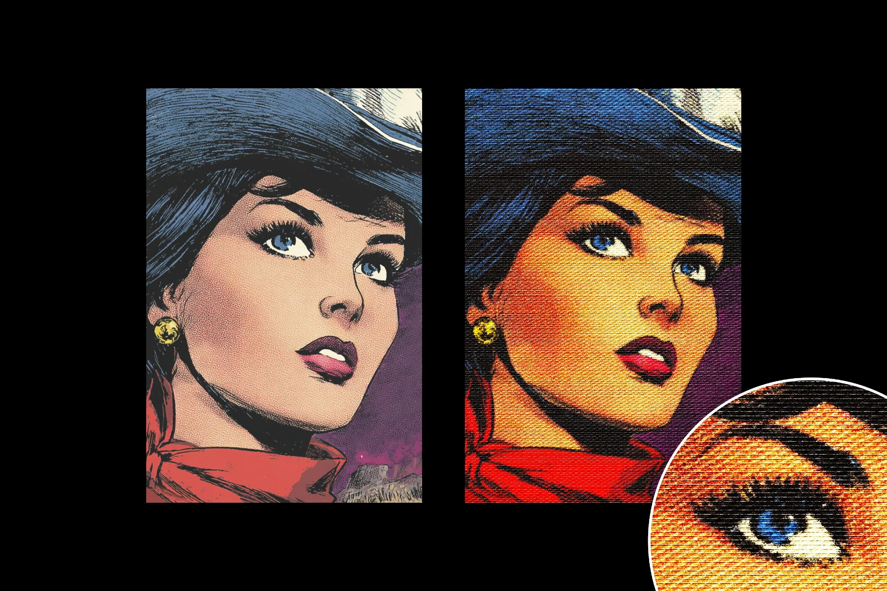 Stitch Fabric Photo Effect