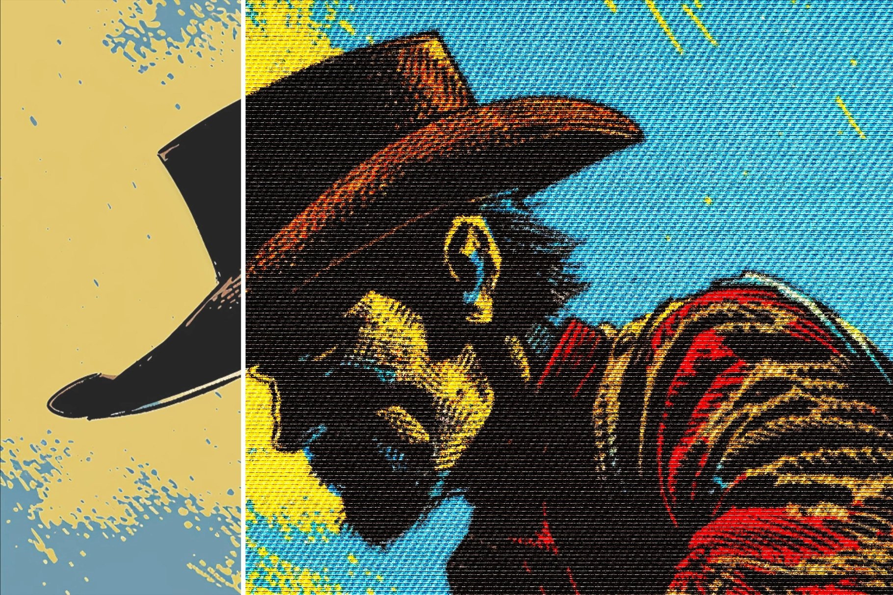 Stitch Fabric Photo Effect