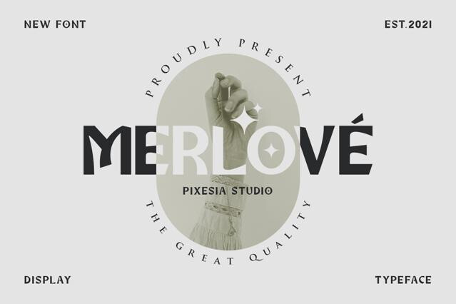 Merlove - Contemporary Display Font