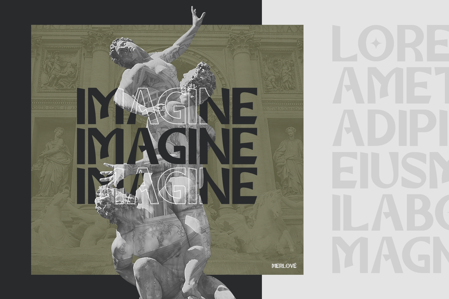 Merlove - Contemporary Display Font