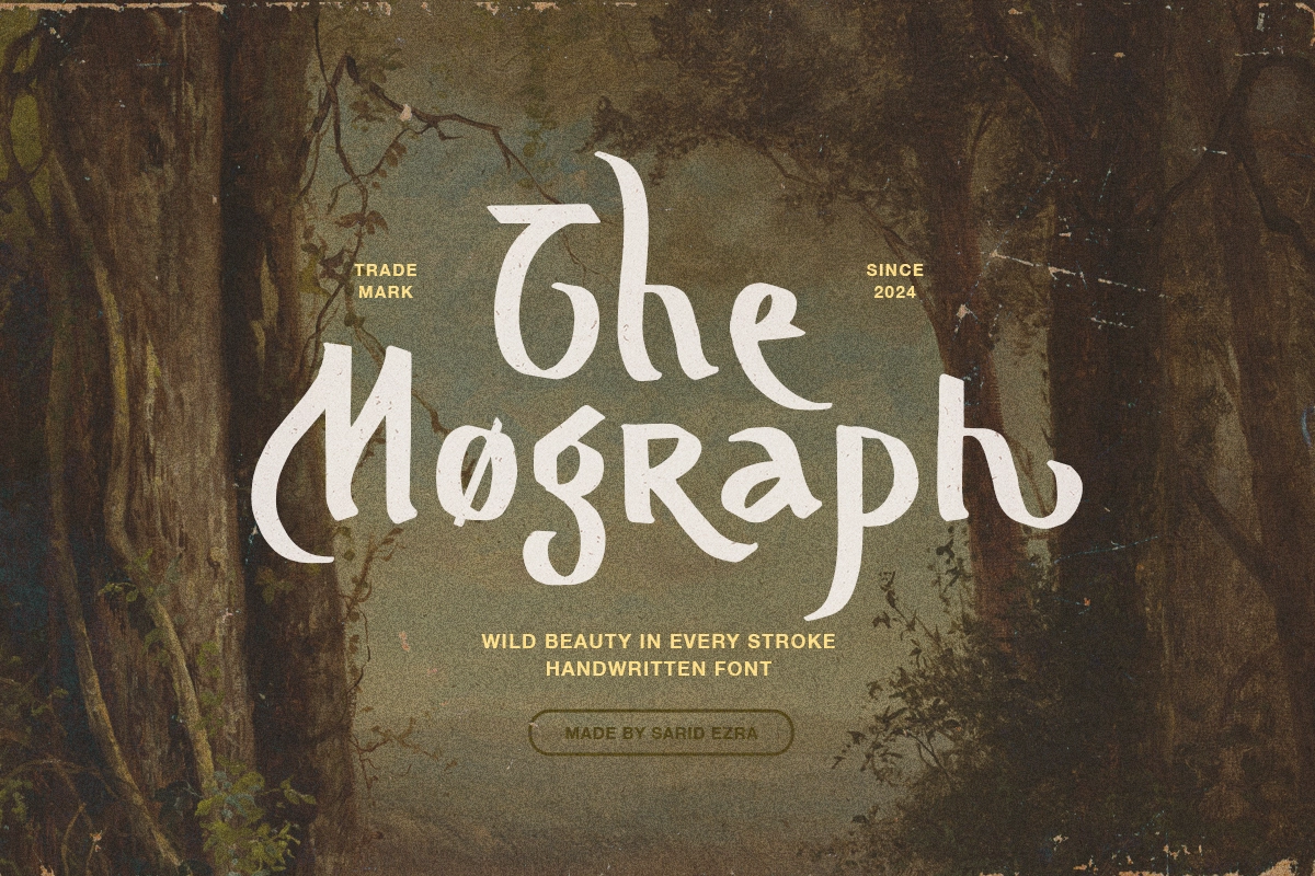 Mograph - Wild Handwritten Font