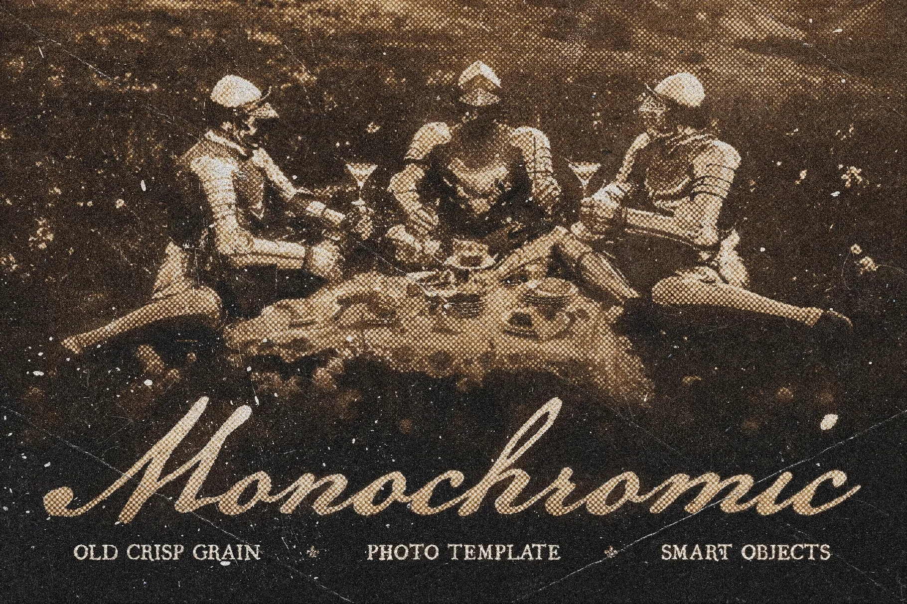 Monochrome Noise Photo Effect