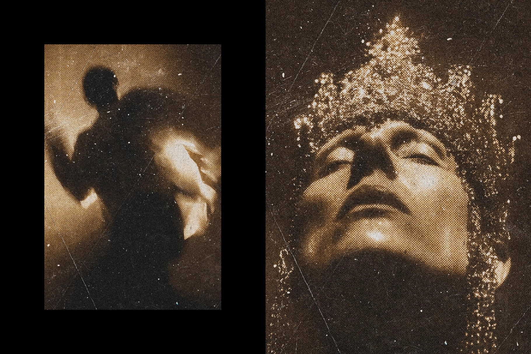 Monochrome Noise Photo Effect