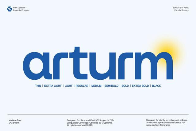 GC Arturm – Modern Variable Sans