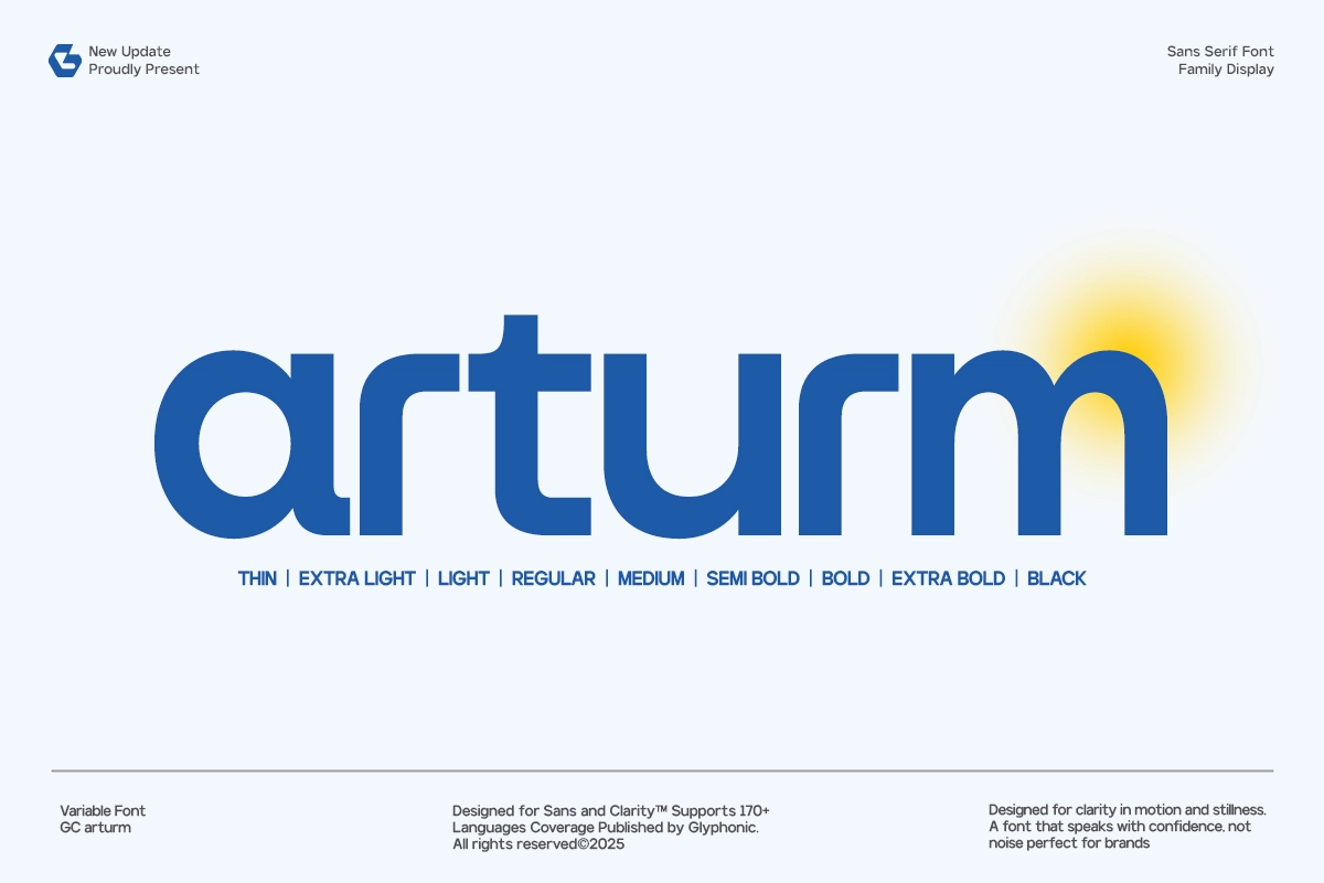 GC Arturm – Modern Variable Sans
