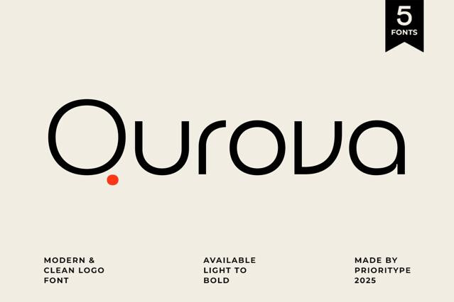 Qurova - Logo Font