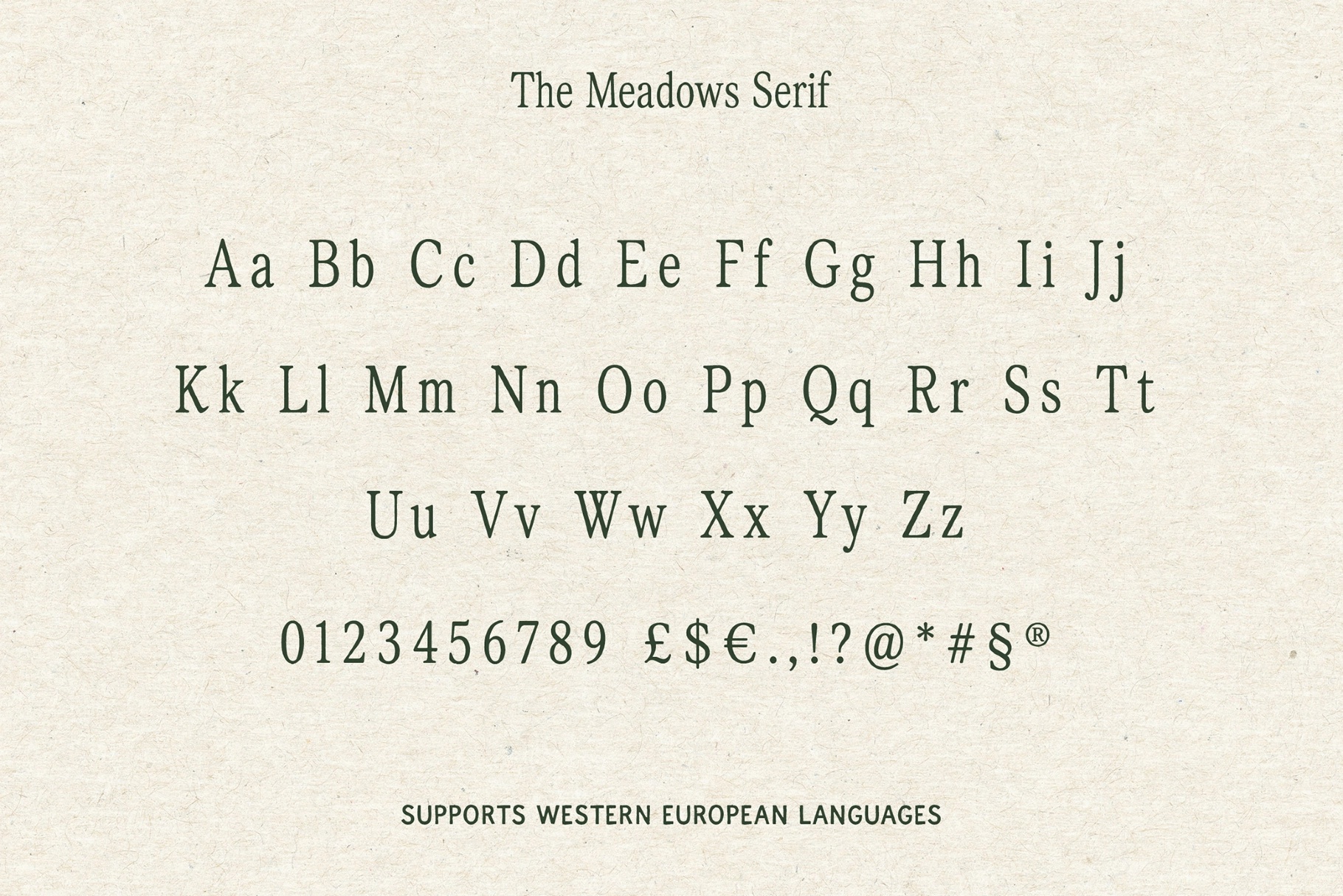 The Meadows — Font Trio & Extra