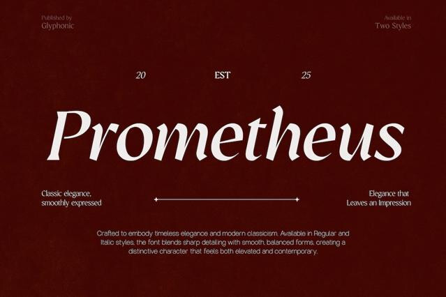 GC Prometheus – Serif Family