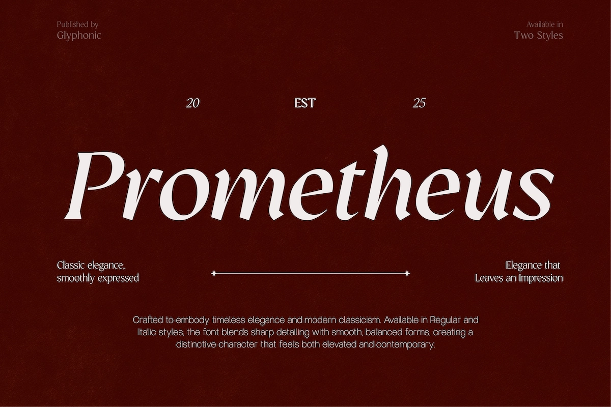 GC Prometheus – Serif Family