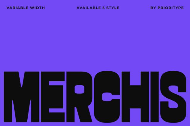 PC Merchis - Modern Brutalism Font