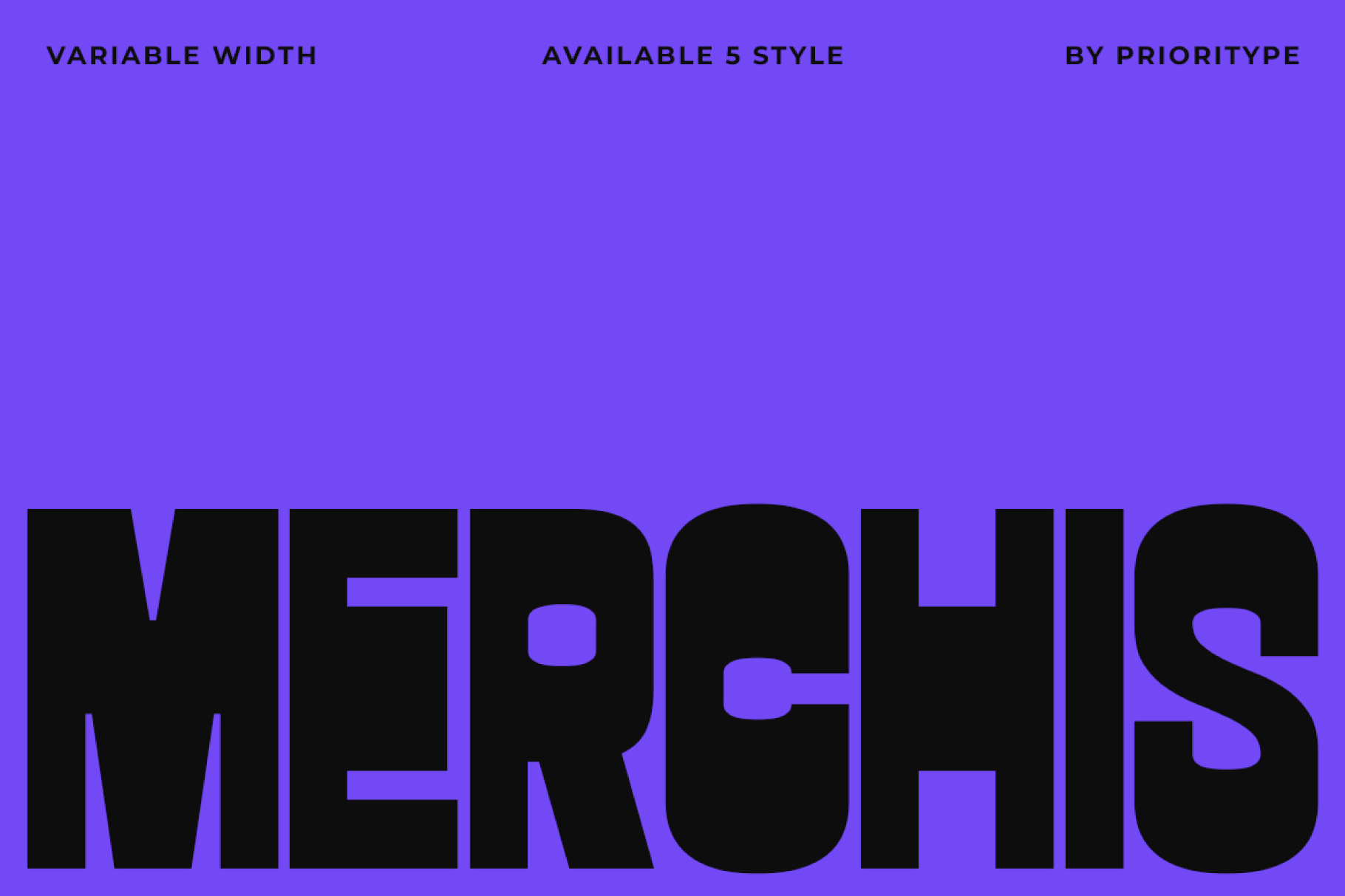 PC Merchis - Modern Brutalism Font
